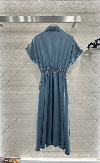 Mi*mi*♥2025 new products Denim dress