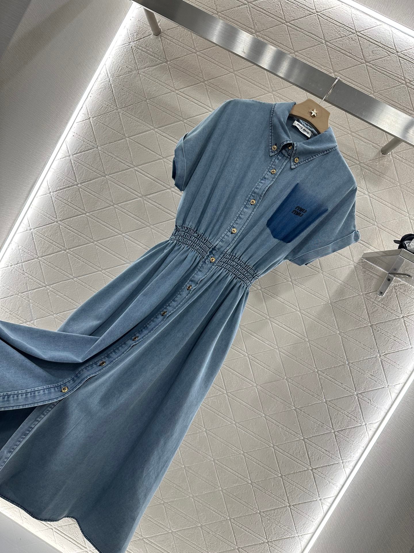 Mi*mi*♥2025 new products Denim dress