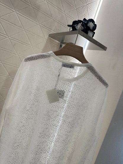 L*♥2025 new product Hollow knitted long sleeves