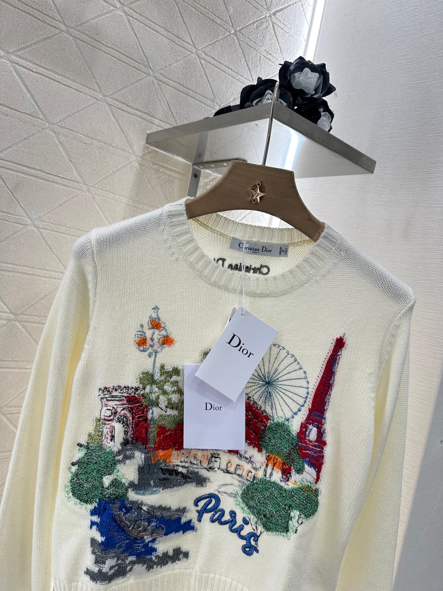 D*♥2025 new products Embroidered sweater