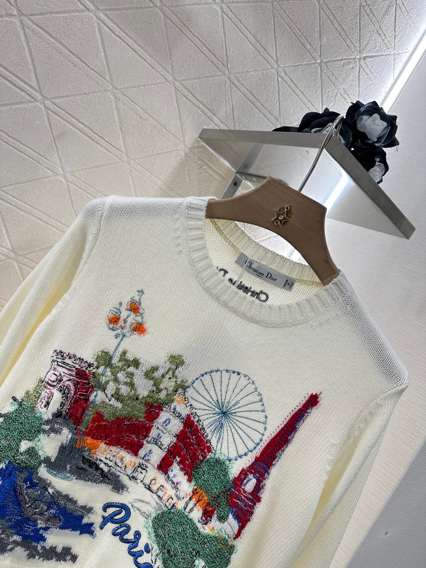D*♥2025 new products Embroidered sweater
