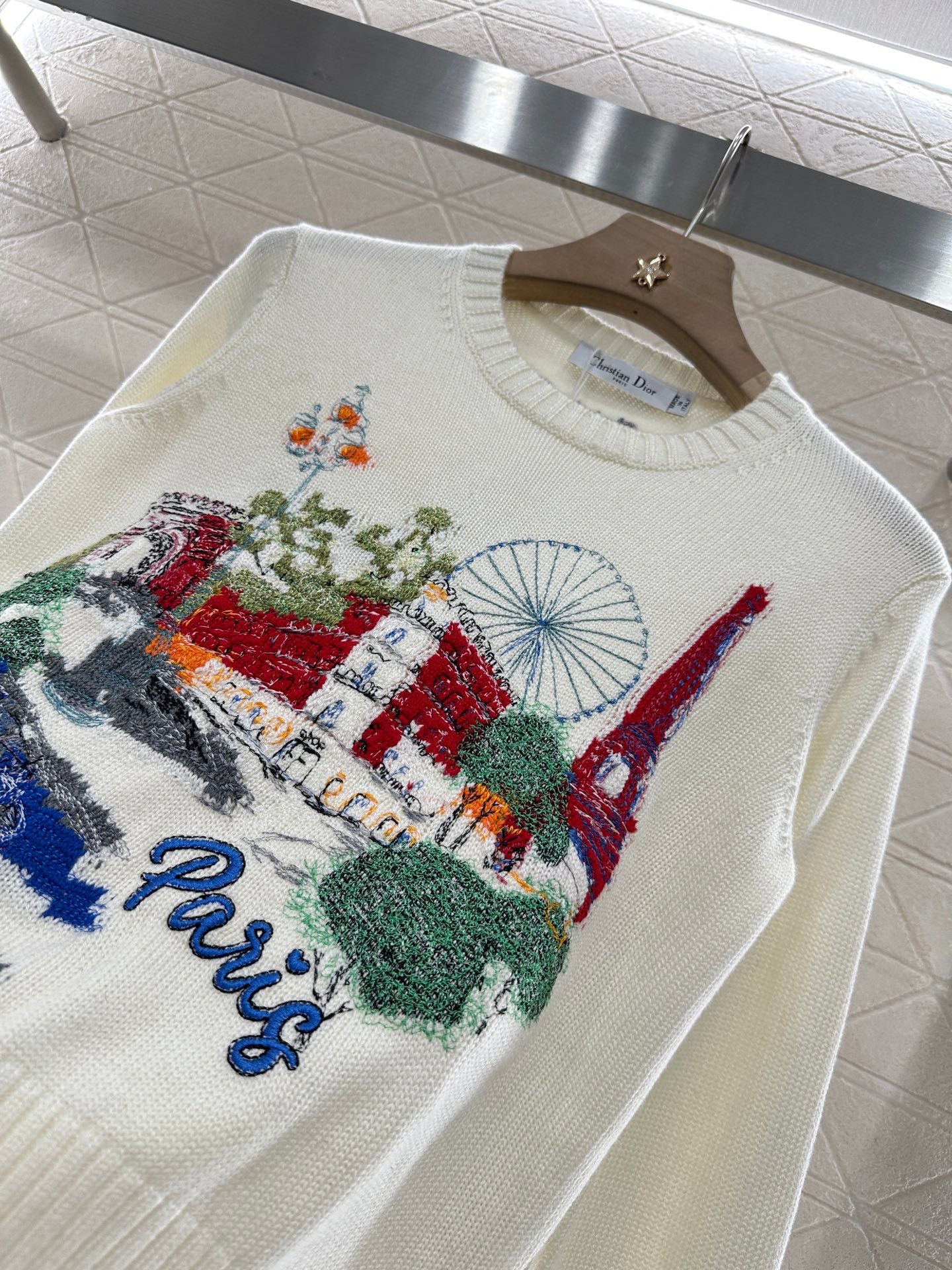 D*♥2025 new products Embroidered sweater