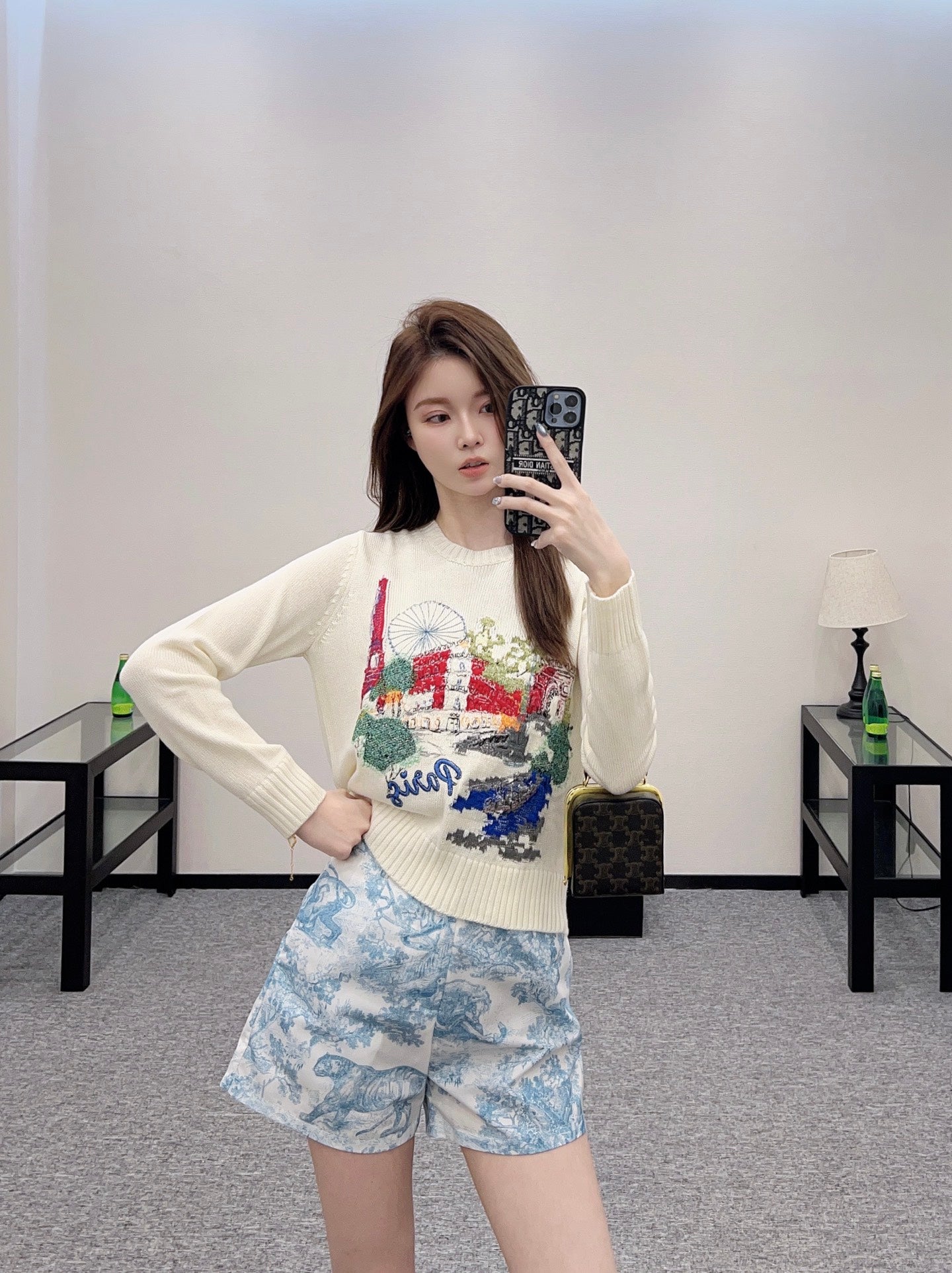 D*♥2025 new products Embroidered sweater