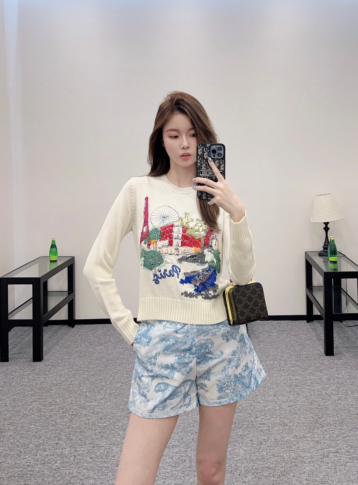 D*♥2025 new products Embroidered sweater