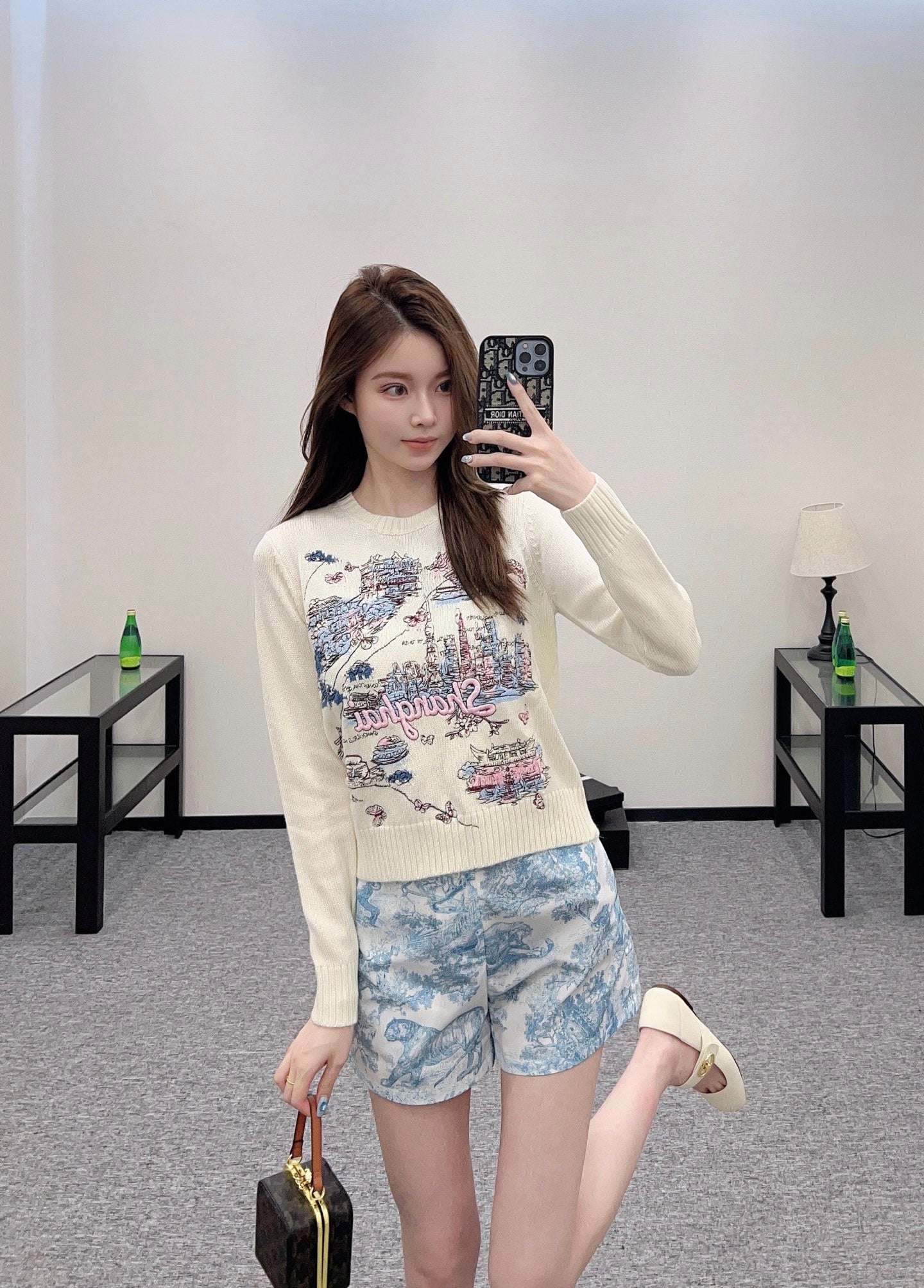 D*♥2025 new products Embroidered sweater