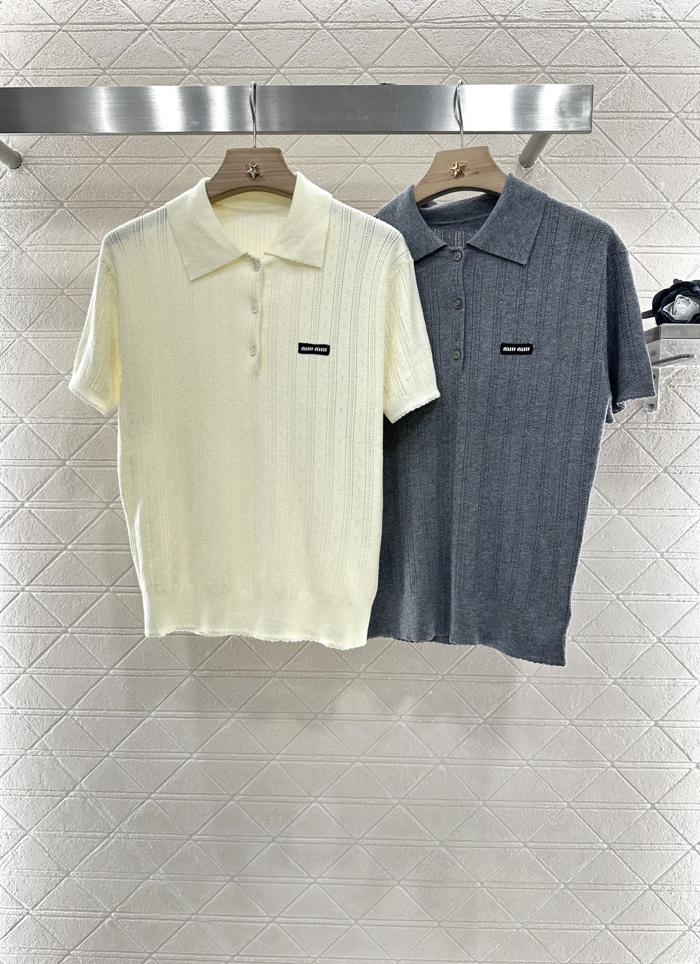 Mi*mi*♥2025 new products Knitted short sleeves