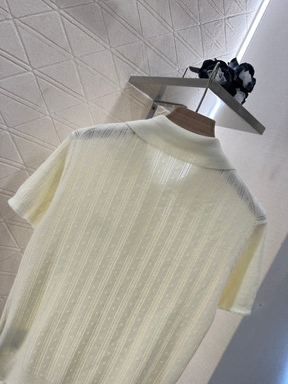 Mi*mi*♥2025 new products Knitted short sleeves