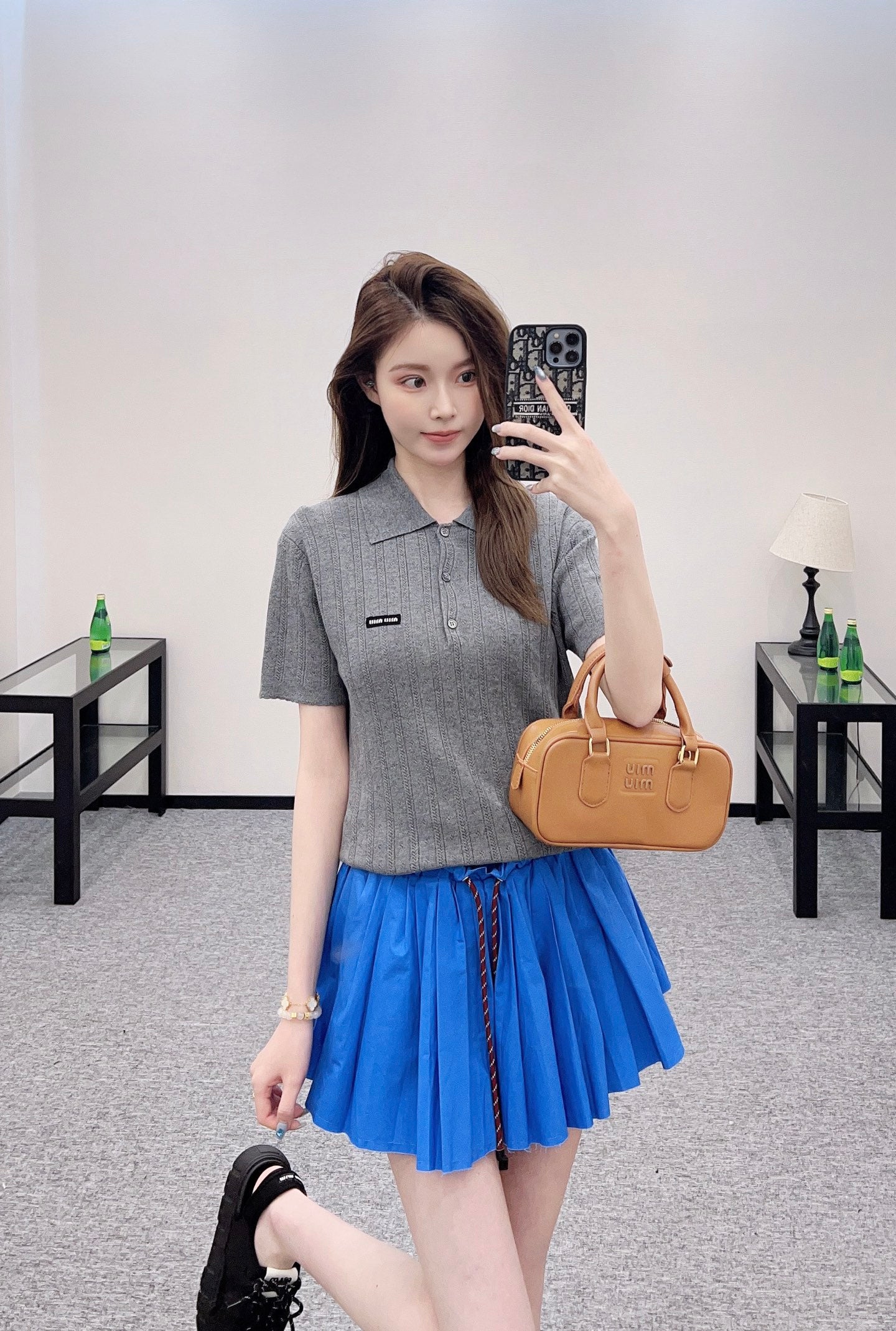 Mi*mi*♥2025 new products Knitted short sleeves
