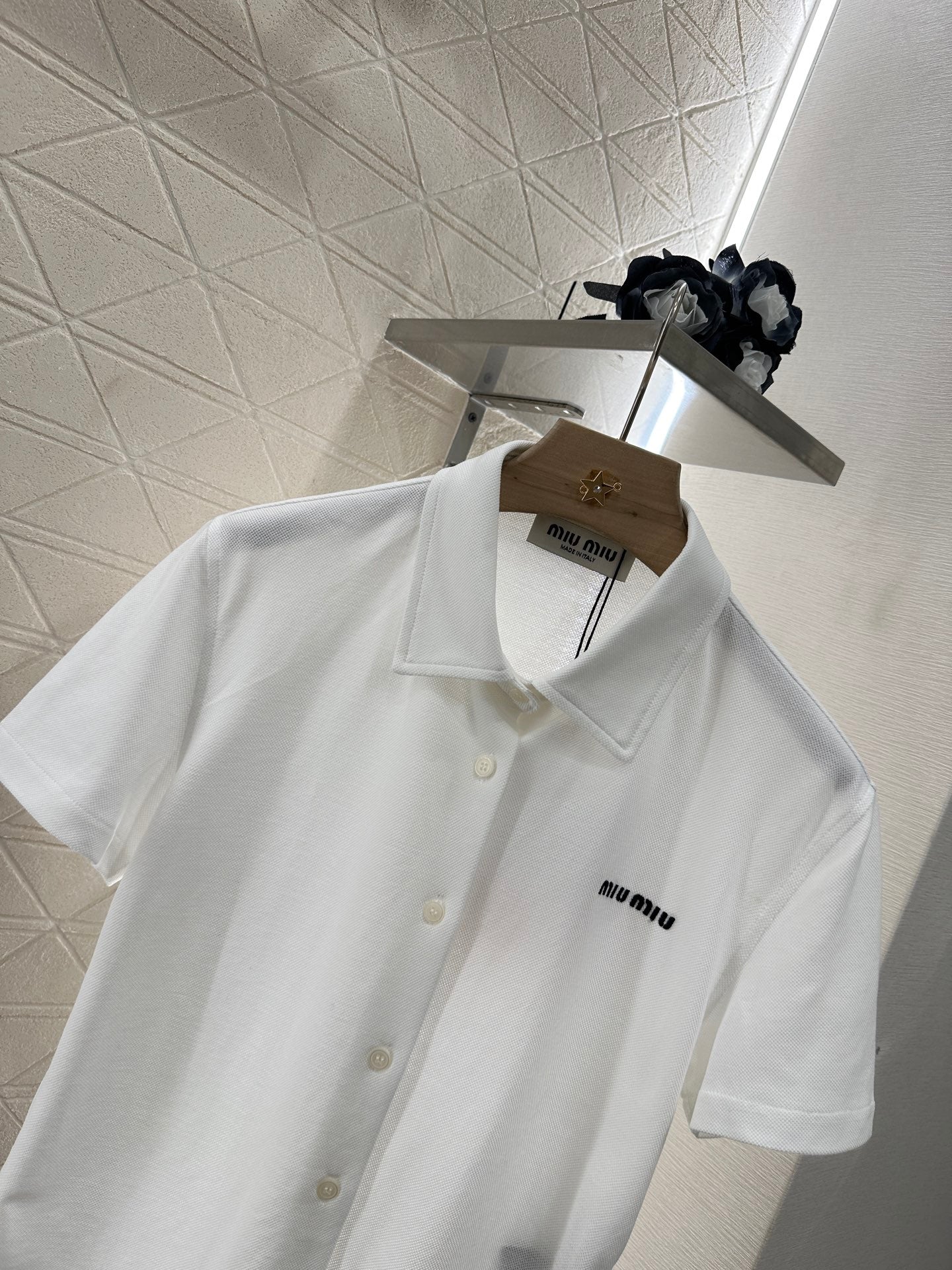 Mi*mi*♥2025 new product Short-sleeved 𝑝𝑜𝑙𝑜 cardigan