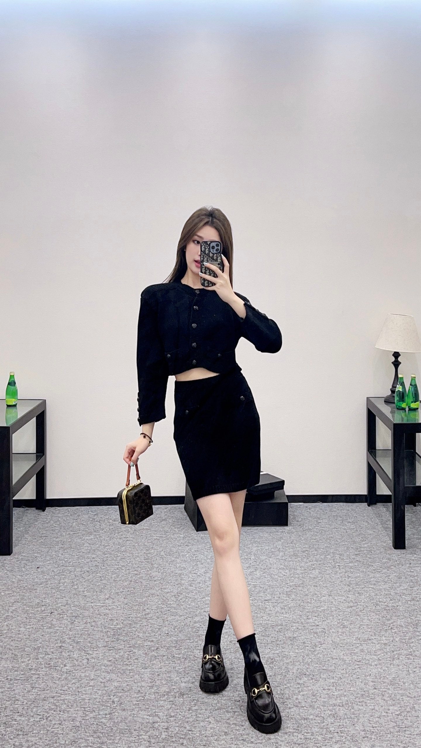 ♥C*♥2025 new products Cardigan and skirt set