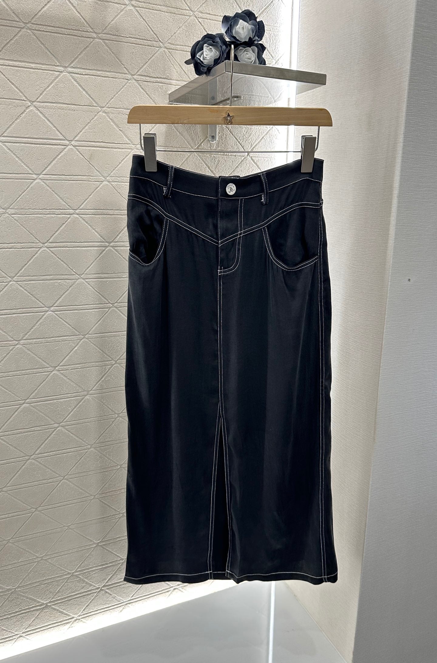♥C*♥2025 new product Vest slit long skirt suit
