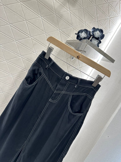 ♥C*♥2025 new product Vest slit long skirt suit
