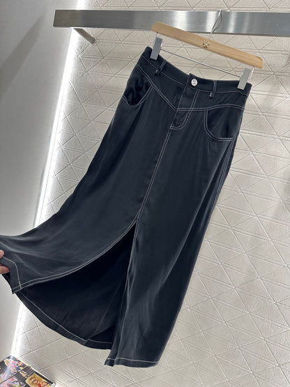 ♥C*♥2025 new product Vest slit long skirt suit