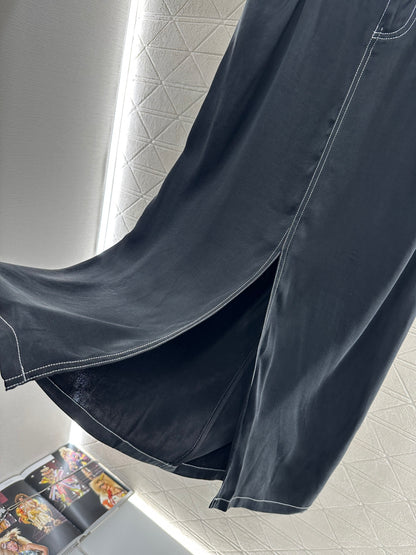 ♥C*♥2025 new product Vest slit long skirt suit