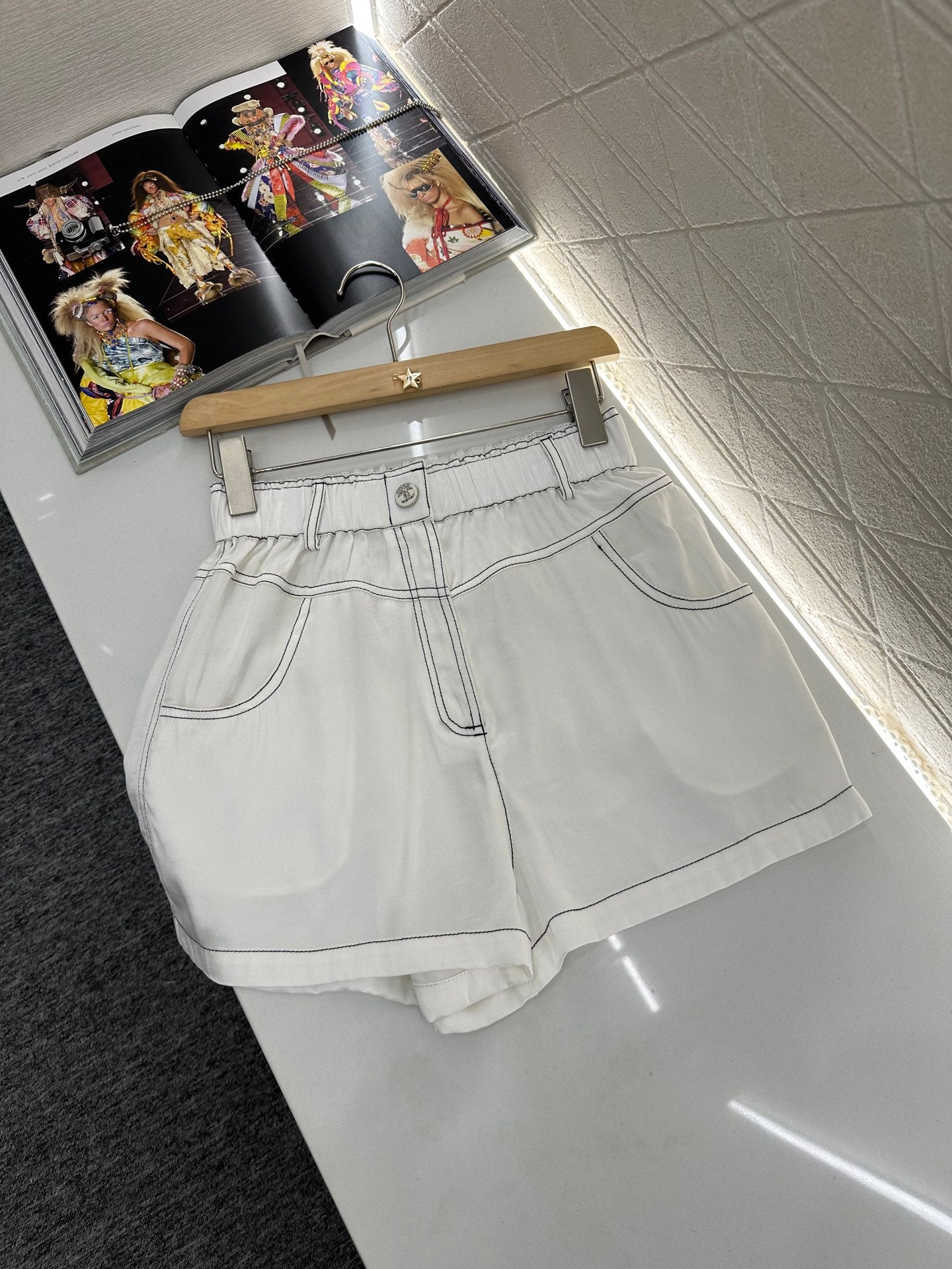 C*♥2025 new product Double C vest shorts set