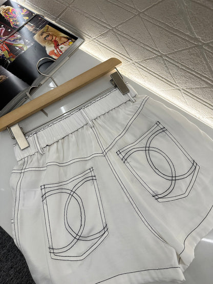 C*♥2025 new product Double C vest shorts set