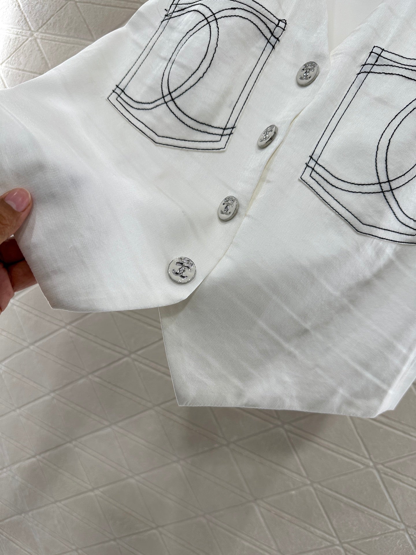 C*♥2025 new product Double C vest shorts set