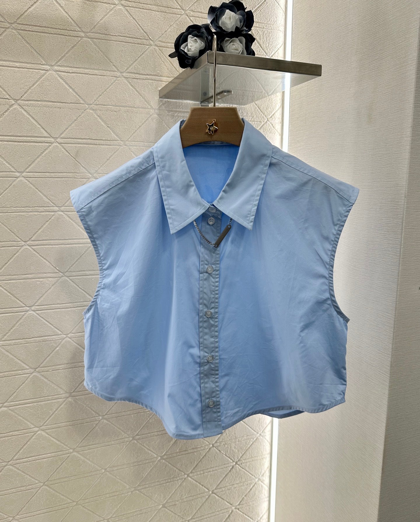 ♥A*♥2025 new product Sleeveless shirt and shorts set