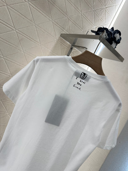 G*♥2025 new product Printed slim fit letters 𝑇𝑒𝑒