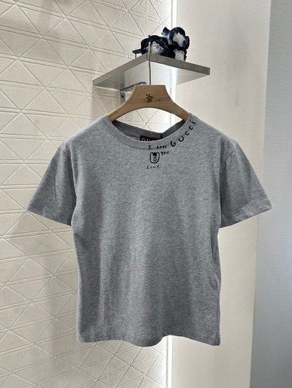 G*♥2025 new products Printed slim fit letters 𝑇𝑒𝑒
