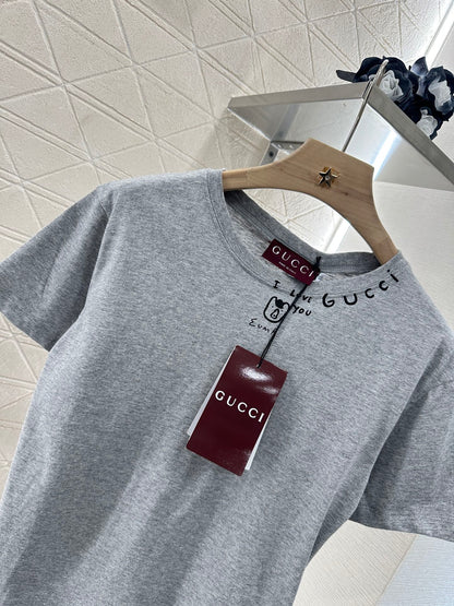 G*♥2025 new products Printed slim fit letters 𝑇𝑒𝑒
