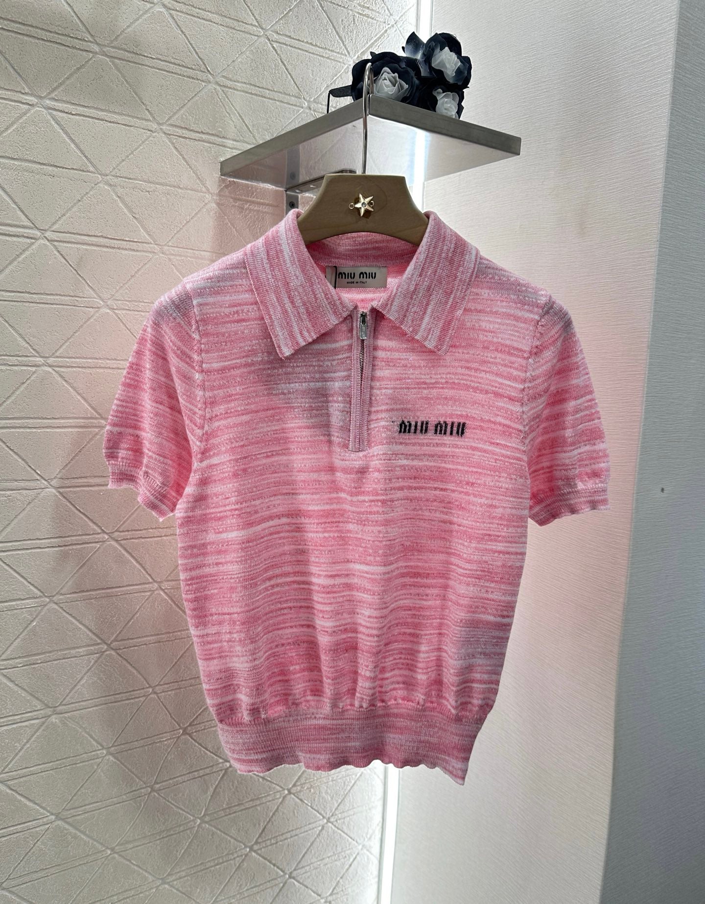 ♥*Mi*mi*♥2025 new products Knitted short sleeves