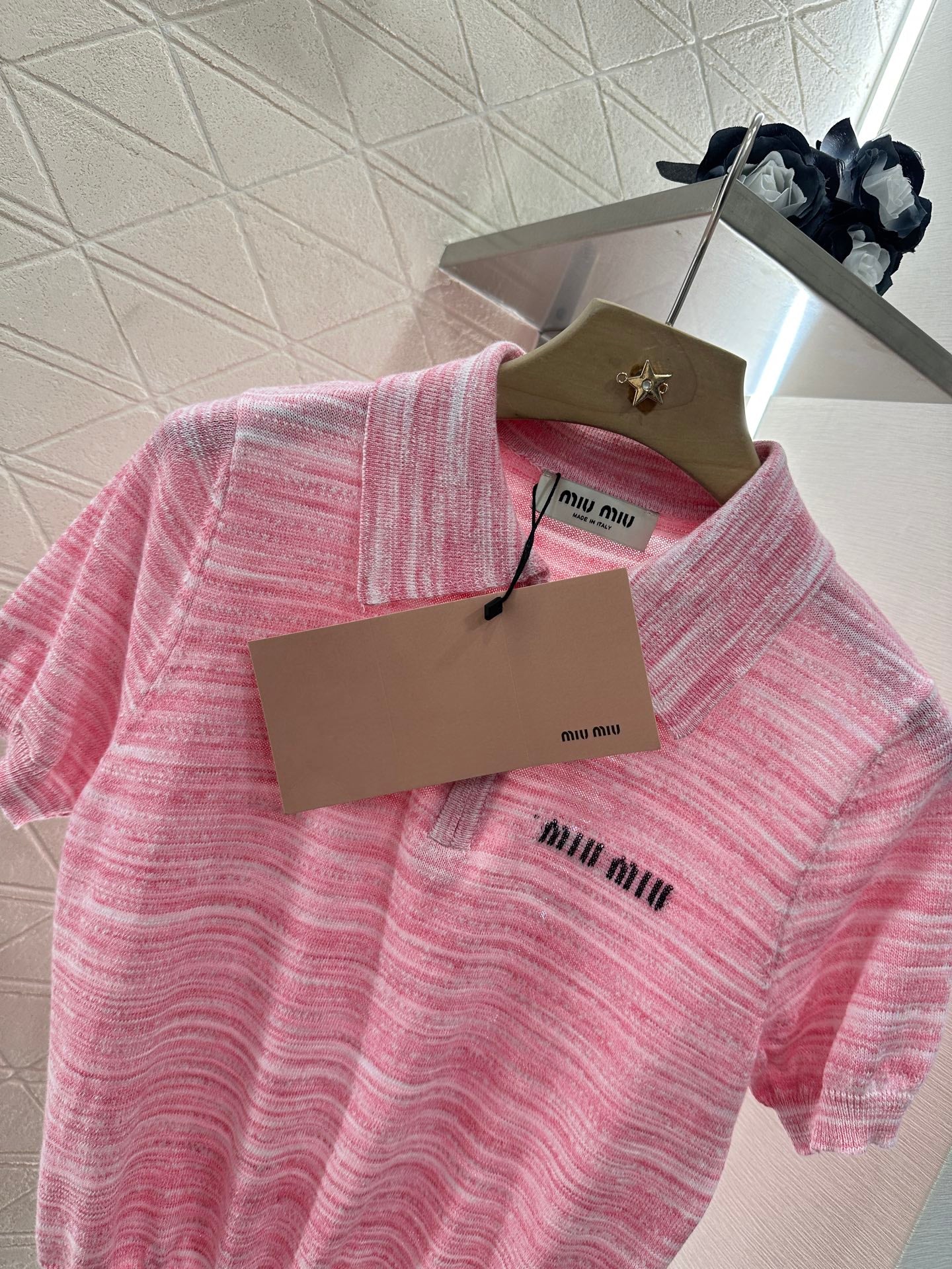 ♥*Mi*mi*♥2025 new products Knitted short sleeves