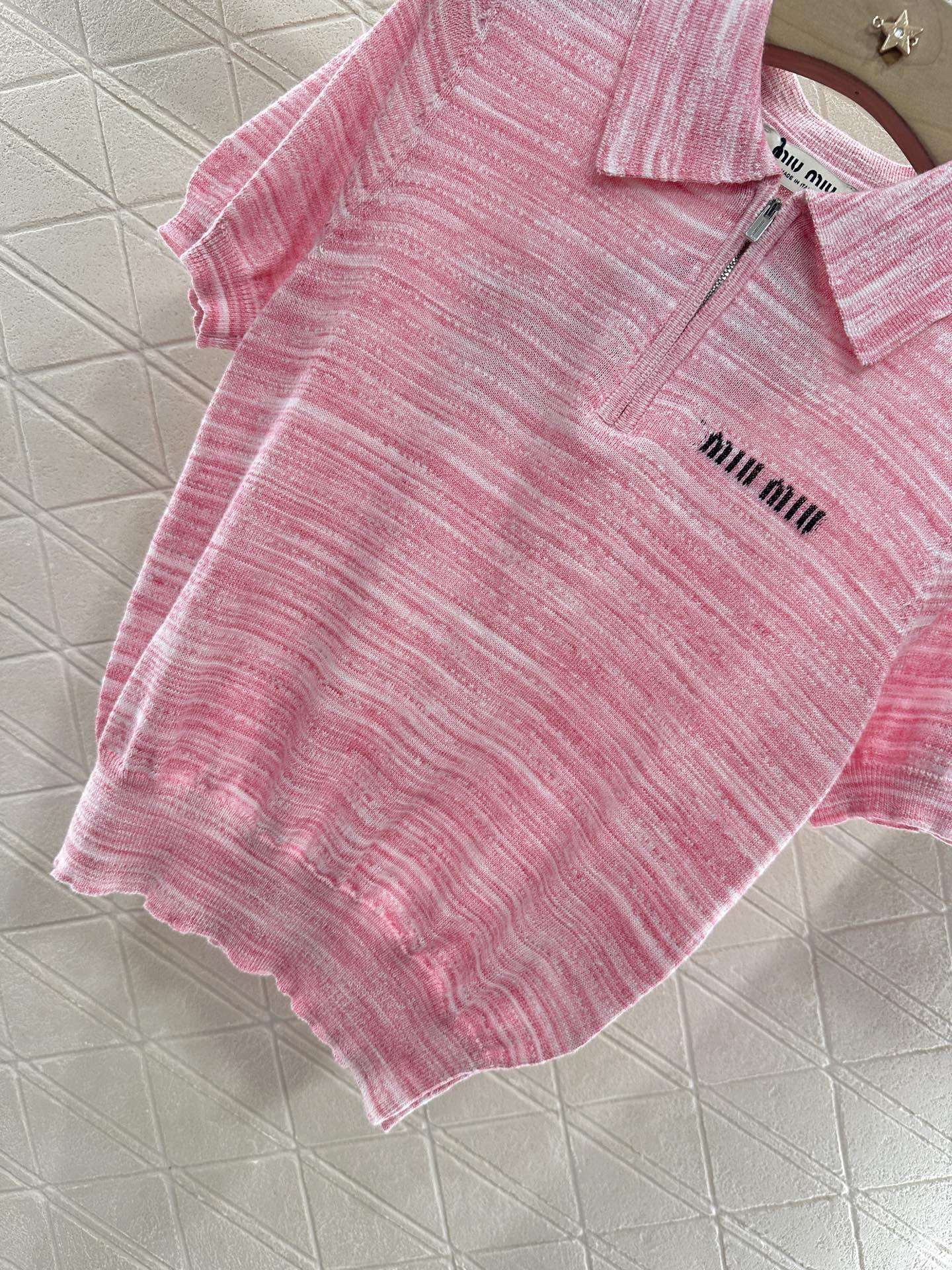 ♥*Mi*mi*♥2025 new products Knitted short sleeves
