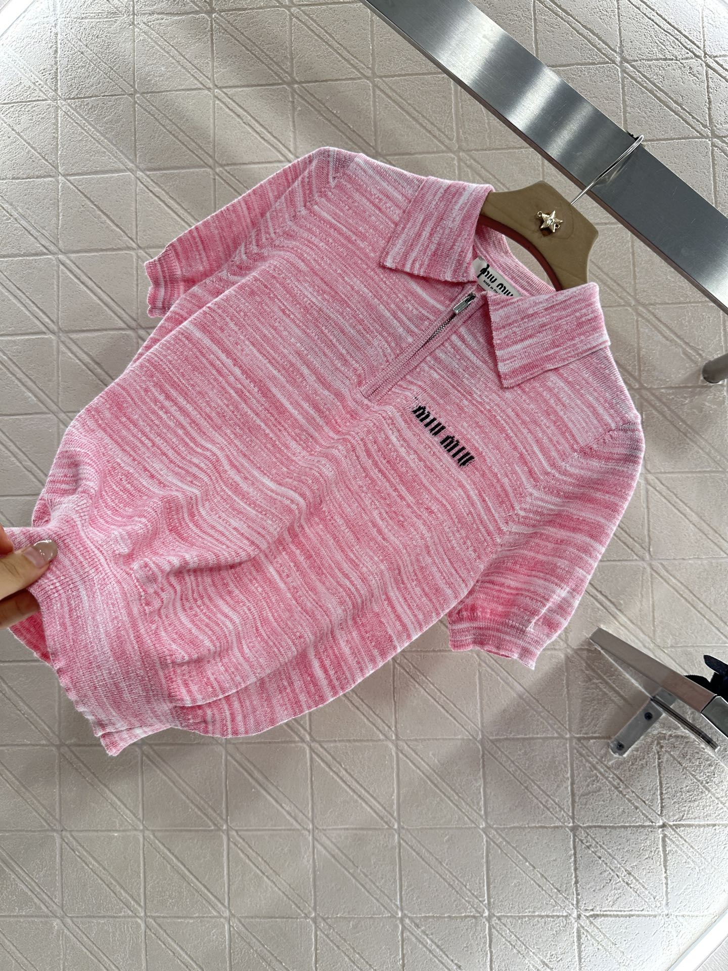 ♥*Mi*mi*♥2025 new products Knitted short sleeves