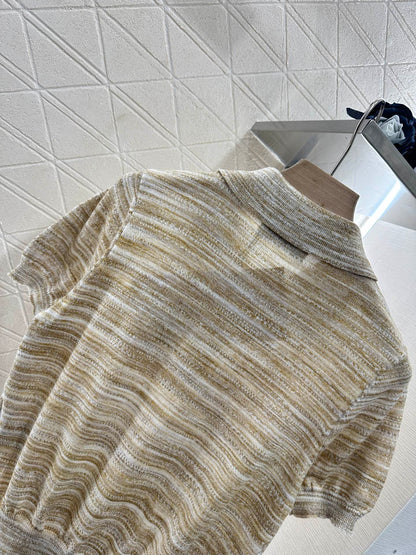 ♥*Mi*mi*♥2025 new products Knitted short sleeves