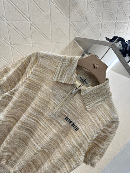 ♥*Mi*mi*♥2025 new products Knitted short sleeves