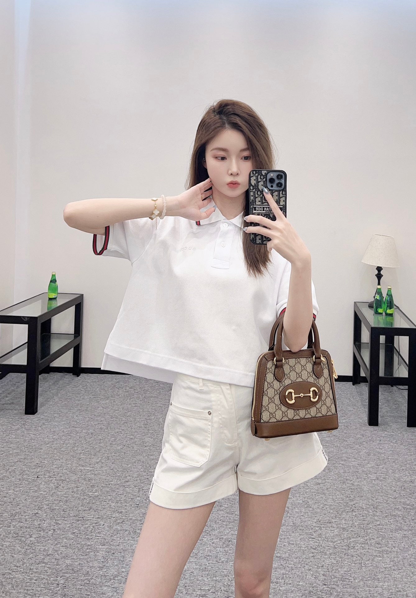 G*♥2025 new product Short 𝑝𝑜𝑙𝑜 top