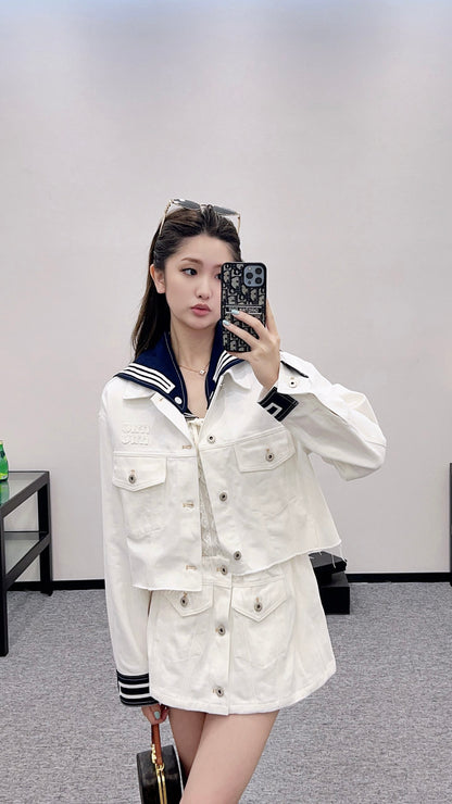 Mi*mi*♥2025 new products Jacket and skirt set
