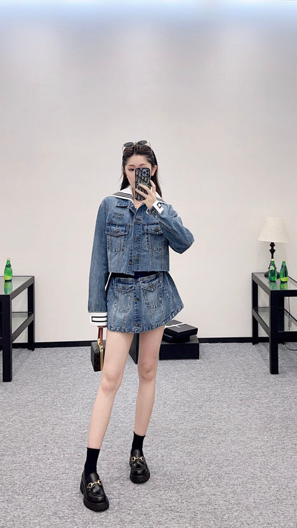 Mi*mi*♥2025 new products Jacket and skirt set