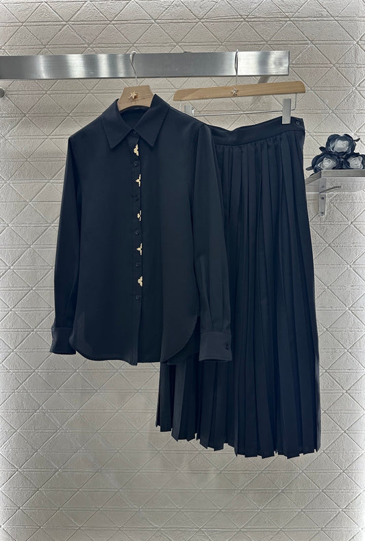 L *♥2025 new products Shirt and skirt suit