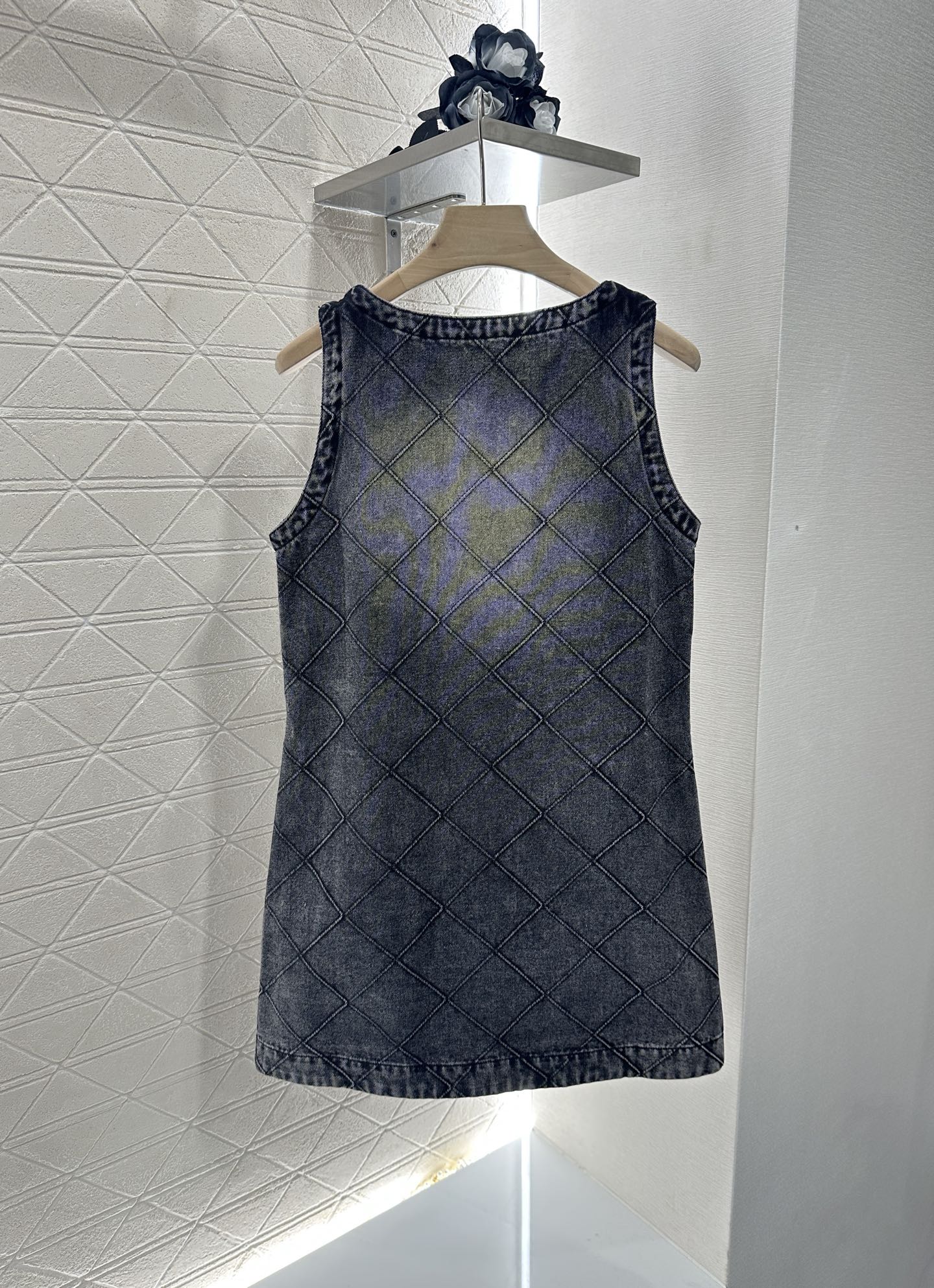 C*♥2025 new product Denim vest skirt