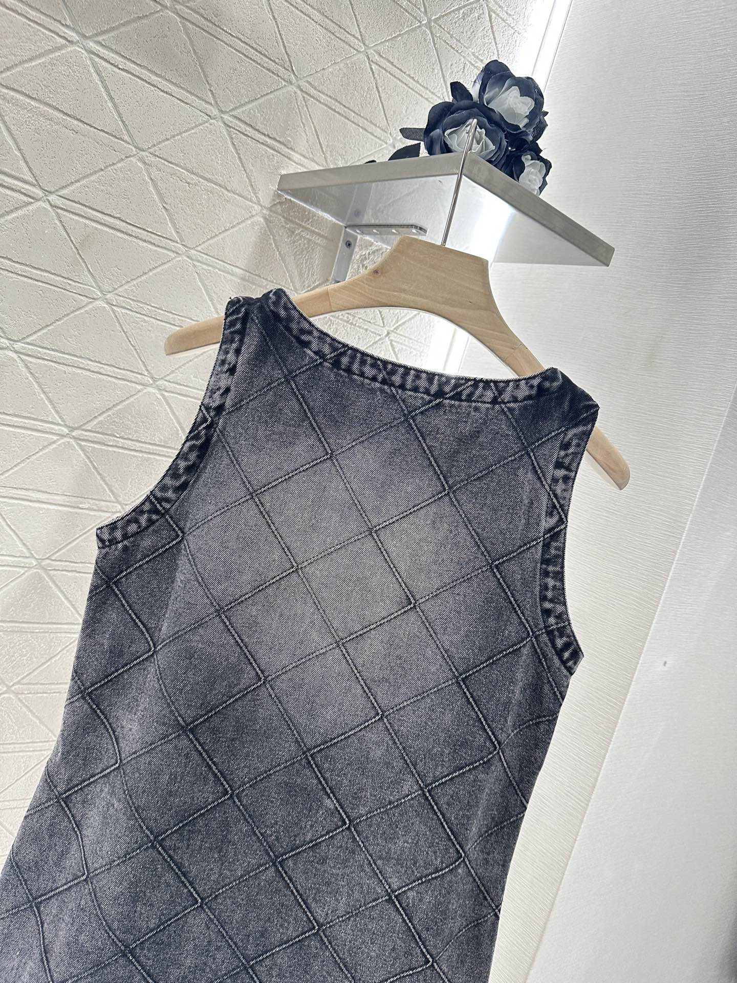 C*♥2025 new product Denim vest skirt