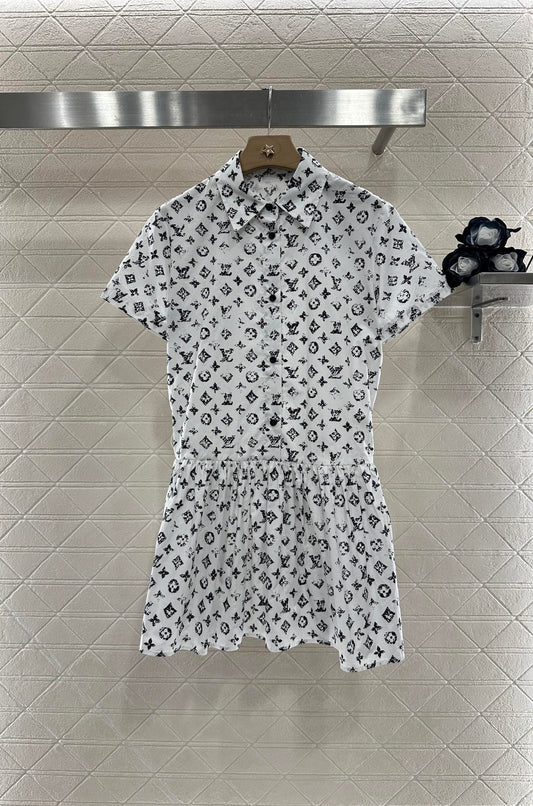 L*♥2025 new product Short-sleeved dress