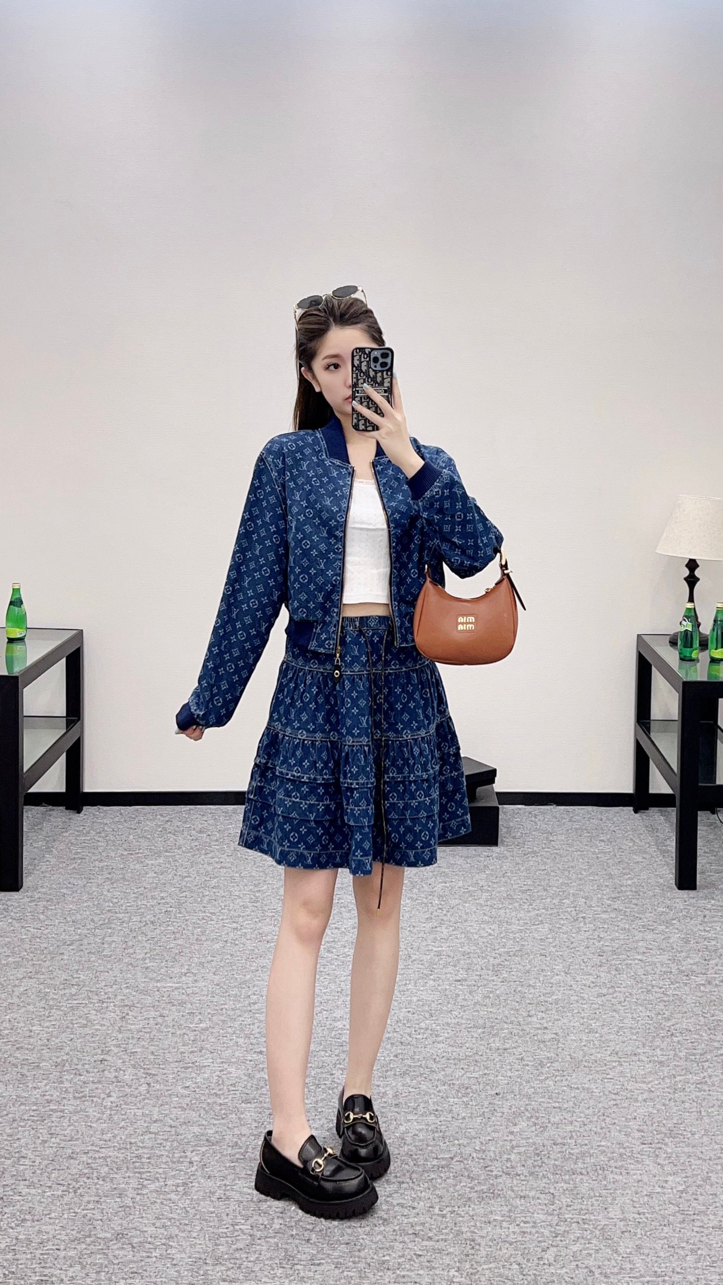 L *♥2025 new products Shirt and skirt suit