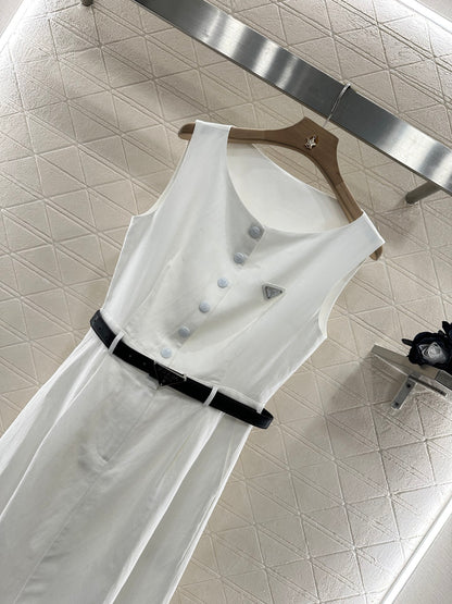 P*♥2025 new products Belt dress