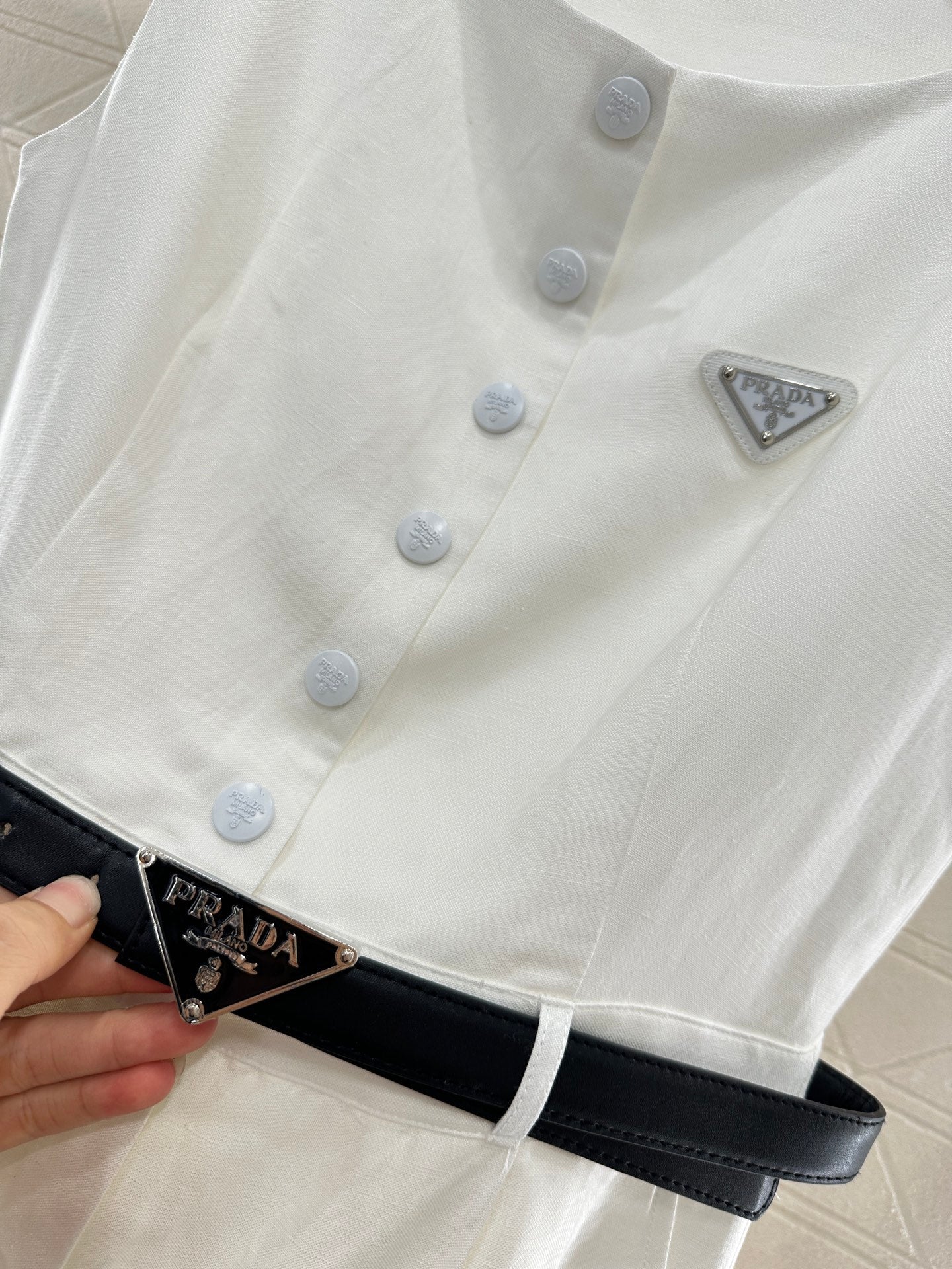 P*♥2025 new products Belt dress
