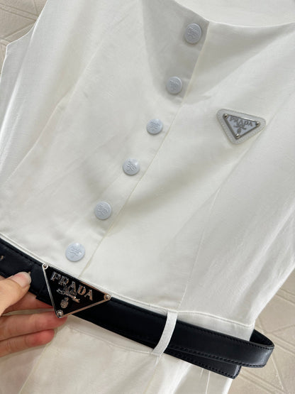 P*♥2025 new products Belt dress