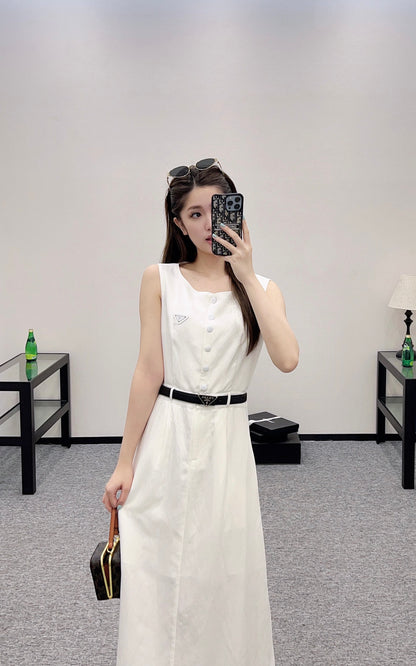 P*♥2025 new products Belt dress
