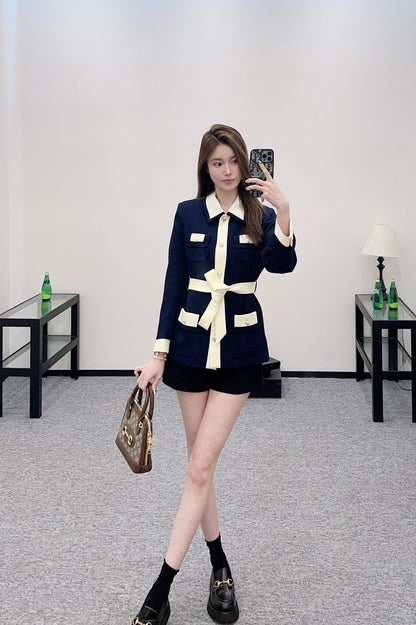 V*♥2025 new product Lapel jacket