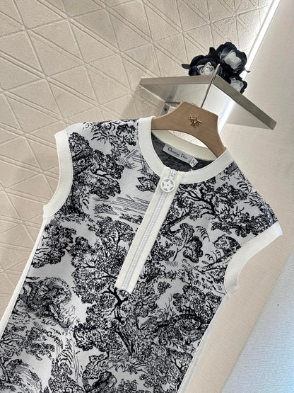 D*♥2024 new product Knitted vest dress