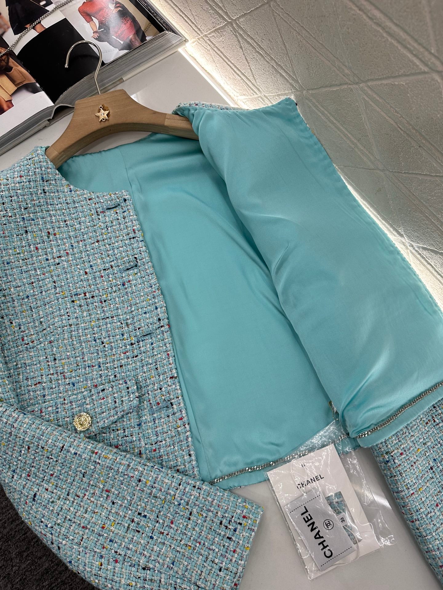 C*♥2025 new product Spun colored coat