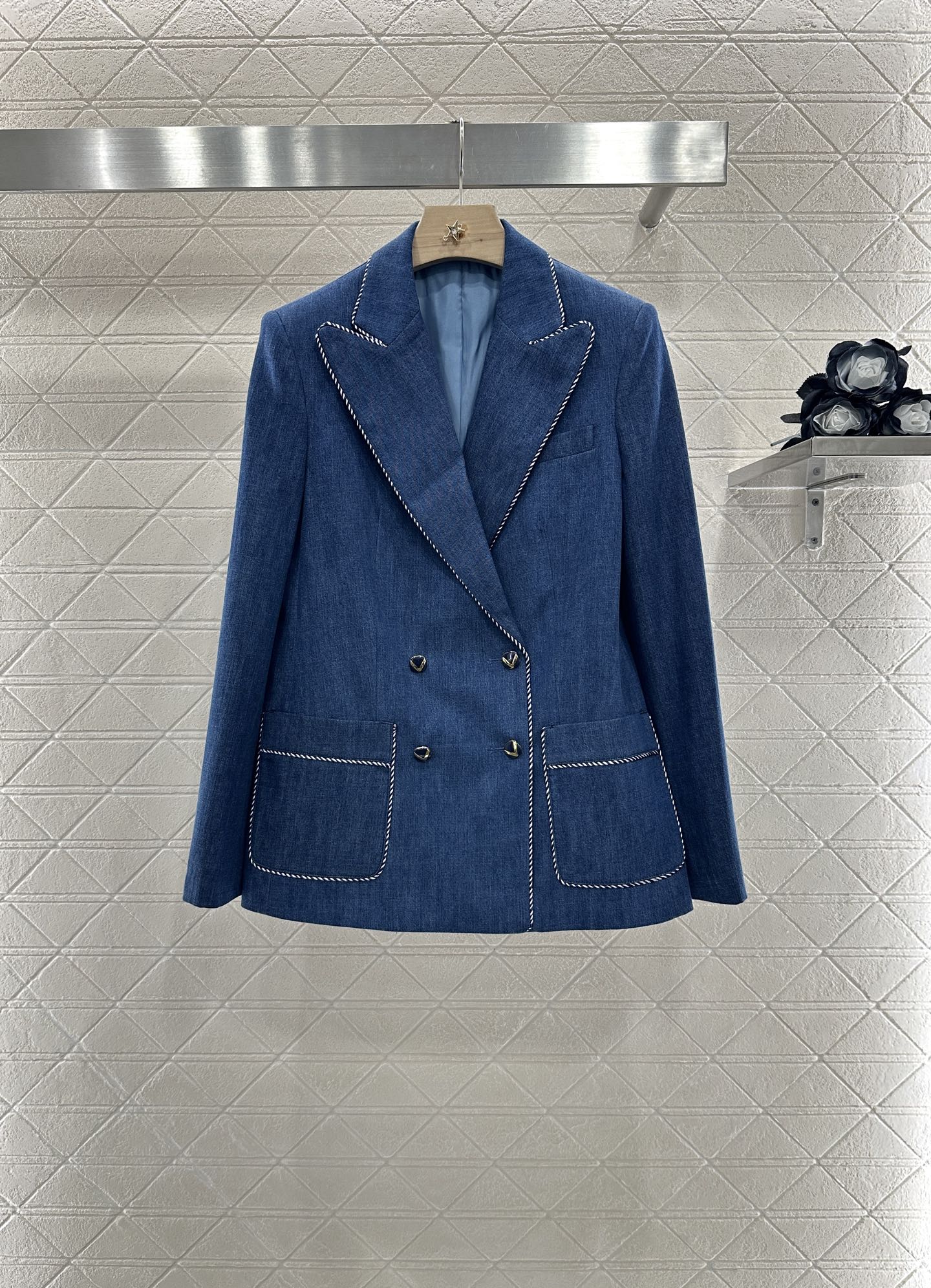 V*♥2025 new products Denim suit and trousers set