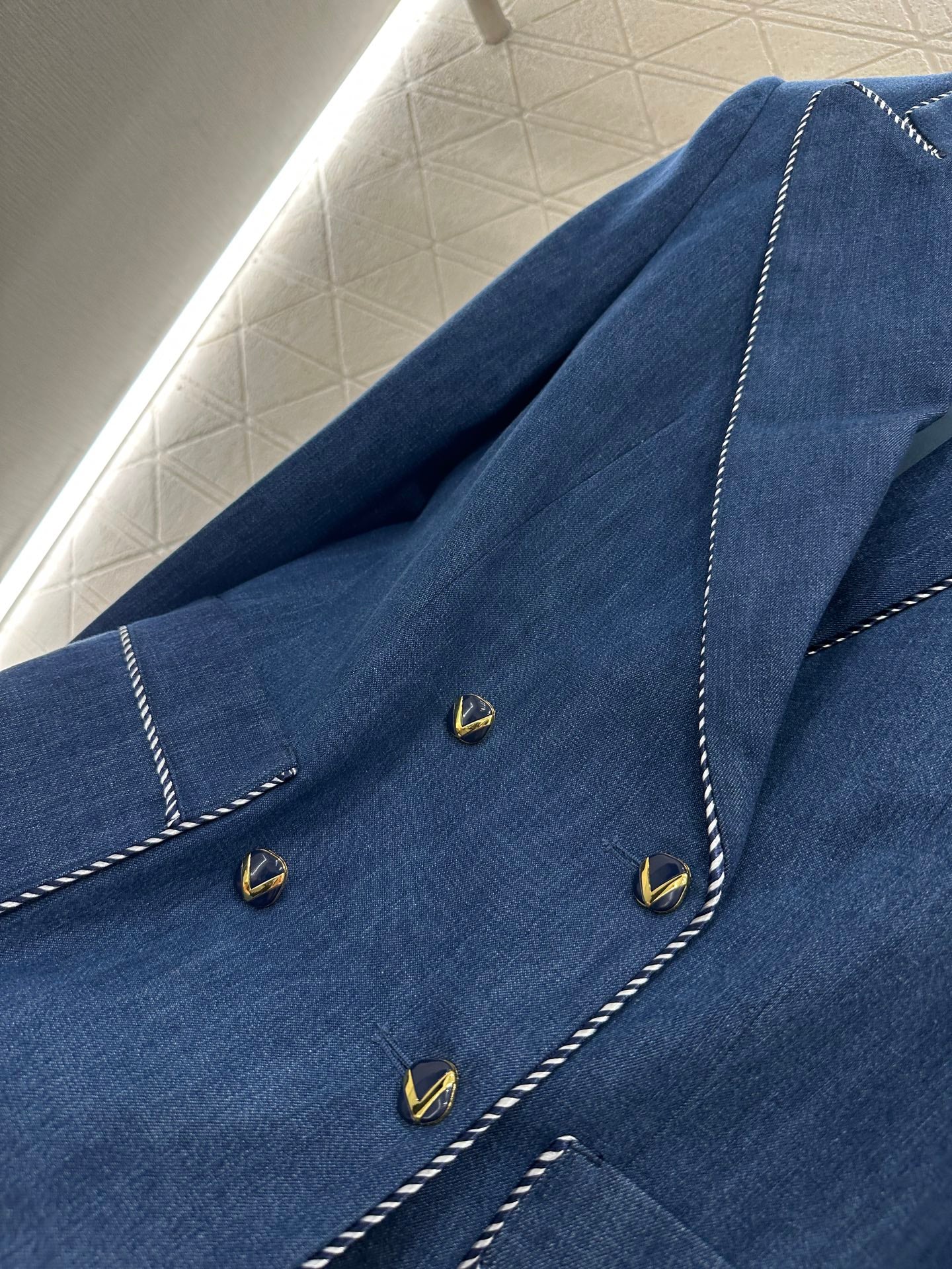 V*♥2025 new products Denim suit and trousers set