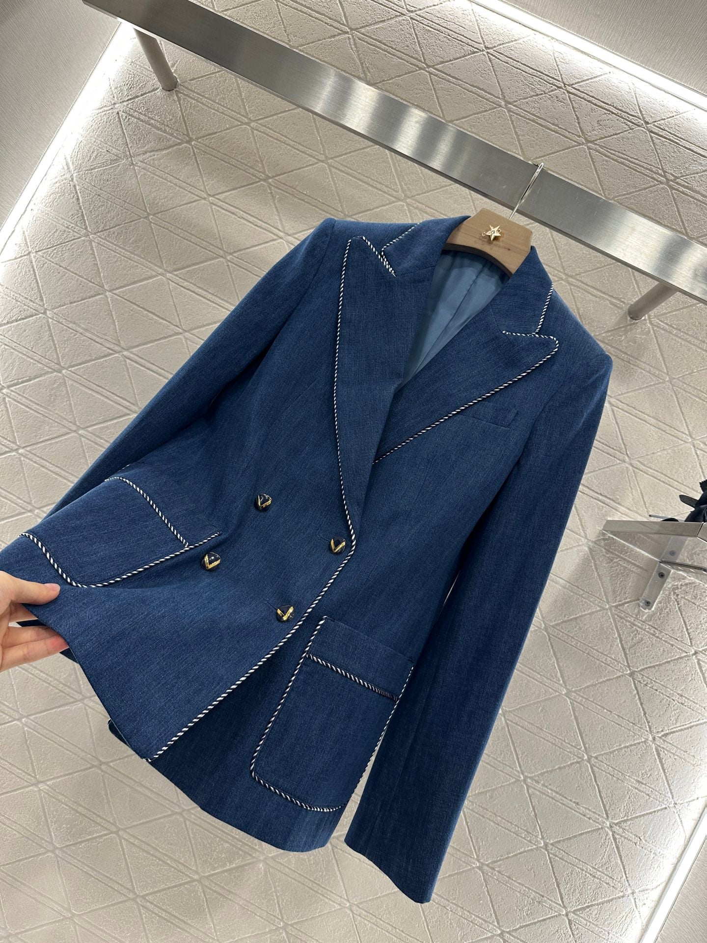 V*♥2025 new products Denim suit and trousers set