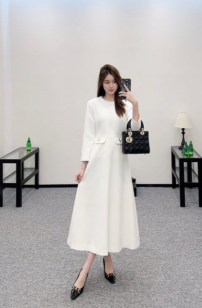 V*♥2025 new product Pocket dress
